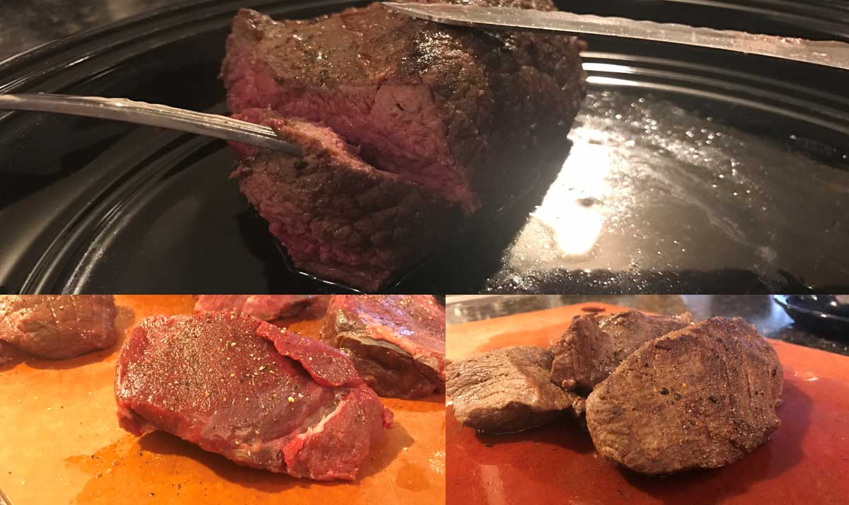 Pan Seared Elk Steak