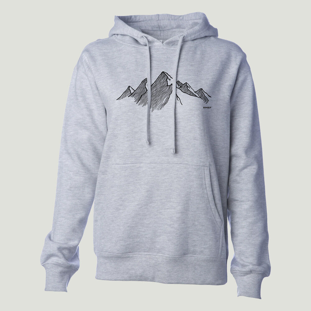 Ladies Mountain Lines Hoodie